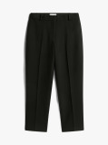 Negru Pantaloni Drepti Slim  Femei