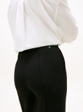 Black Relaxed Wide Leg Trousers  Women
