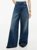 Blue Indie High Rise '70s Wide Jeans  Women