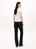 Alb Tricou Slim Din Jersey Cu Logo Texturat  Femei