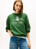 Verde Hanorac Varsity Crest Terry  Femei