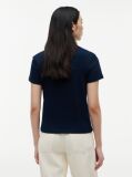 Blue Bluza Polo Slim Cu Nasturi Aurii  Femei