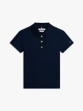 Blue Bluza Polo Slim Cu Nasturi Aurii  Femei