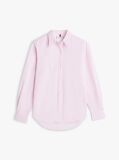 Pink Relaxed Fit TH Crest Embroidery Oxford Shirt  Women