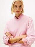 Roz Sweatshirt Terry Cu Broderie Logo  Femei