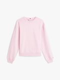 Roz Sweatshirt Terry Cu Broderie Logo  Femei