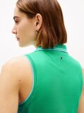 Green 1985 Slim Fit Pique Sleeveless Polo Shirt  Women