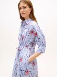 Multi Half Sleeve Midi Shirt Dress  Women