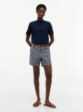 Blue Tricou Boxy Din Tricot Interlock  Femei