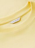 Galben Tricou Boxy Din Tricot Interlock  Femei