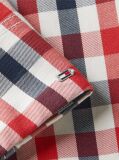 Blue Check Relaxed Short Parka  Women