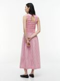 Multi Stripe Smock Sleeveless Fit And Flare Maxi Dress  Women