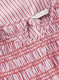 Multi Stripe Smock Sleeveless Fit And Flare Maxi Dress  Women