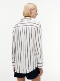 Multi Relaxed Fit Gold-Tone Button Stripe Shirt  Women