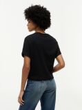Black Batwing Sleeve Crew Neck T-Shirt  Women