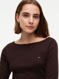 Maro T-Shirt Cu Maneca Trei Sferturi Croiala Slim Si Guler Boat  Femei