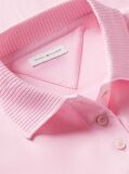 Roz Tricou Polo Din Tricot Interlock Croiala Lejera  Femei