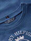Blue Tricou Slim Washed Crest  Femei