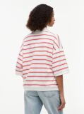 Multi Oversized Fit Stripe Polo Shirt  Women