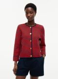 Multi Cardigan Boxy Cu Nasturi In Nuanta Aurie  Femei