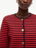 Multi Cardigan Boxy Cu Nasturi In Nuanta Aurie  Femei