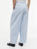 Blue Pantaloni Chino Cu Croiala Barrel Spalati  Femei
