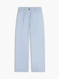 Blue Pantaloni Chino Cu Croiala Barrel Spalati  Femei