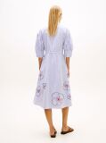 Multi Rochie Gen Camasa Midi Din Poplin Brodata  Femei