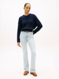 Blue Blugi Bootcut Cu Talie Medie Decolorati  Femei