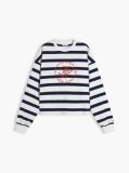 Multi Logo Relaxed Crew Neck Sweatshirt  Women