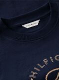 Blue Logo Relaxed Crew Neck Sweatshirt  Women