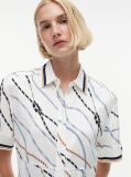 Multi Rope Print Twill Midi Shirt Dress  Women