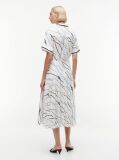 Multi Rope Print Twill Midi Shirt Dress  Women