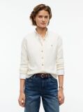 Beige Pure Wool Slim Button Cardigan  Women