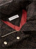 Blue Repeat Flag Relaxed Down Jacket  Women