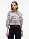 Multi Bluza De Trening Polo Cu Croiala Lejera Si Dungi  Femei