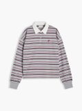 Multi Bluza De Trening Polo Cu Croiala Lejera Si Dungi  Femei