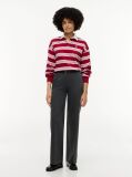 Multi Bluza De Trening Polo Cu Croiala Lejera Si Dungi  Femei