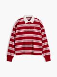 Multi Bluza De Trening Polo Cu Croiala Lejera Si Dungi  Femei