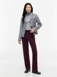 Rosu Pantaloni Travel Bootcut Cu Croiala Slim  Femei
