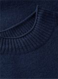 Blue Rochie Cu Croiala Lejera Logo Si Detalii Din Lana Pura  Femei