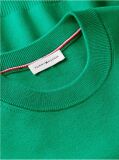 Verde Pulover Premium Tricotat Cu Guler Rotund  Femei