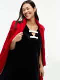 Negru Rochie Mini Festive Fara Maneci Cu Funda  Femei