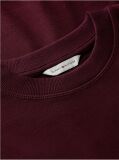 Rosu Bluza De Trening Cu Logo Tonal Si Guler Rotund  Femei