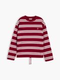 Multi T-Shirt Cu Maneca Lunga Cordon Si Dungi  Femei