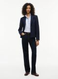 Blue Camasa Oxford Cu Guler Cu Volane   Femei