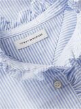 Blue Camasa Oxford Cu Guler Cu Volane   Femei