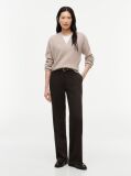 Beige Pure Wool V-Neck Jumper  Women