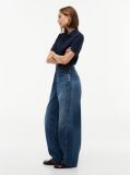 Blue High Rise Loose Balloon Jeans  Women