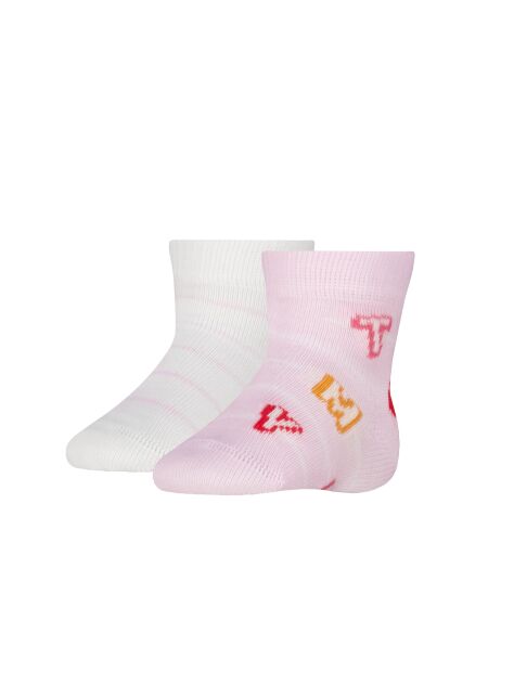Roz 2-Pack Sosete Scurte Cu Dungi Pentru Copii  Nou nascuti